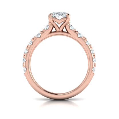 Luxe Classic Oval Engagement Ring