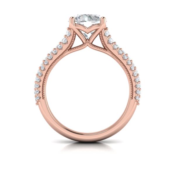 Ravishing Round Engagement Ring