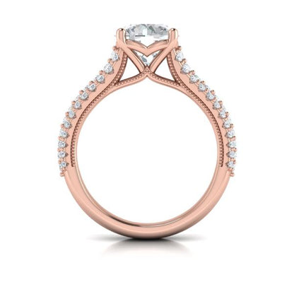 Ravishing Round Engagement Ring