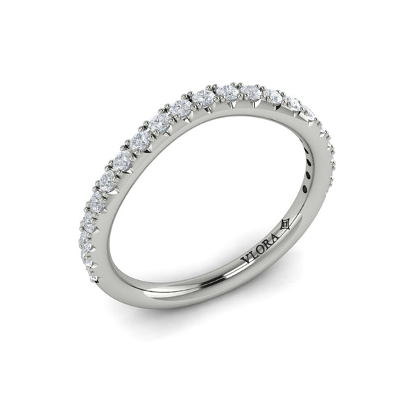 Matching Bands Wedding Band in Platinum by Vlora Bridal