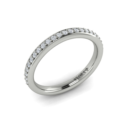 Matching Bands Wedding Band in Platinum by Vlora Bridal