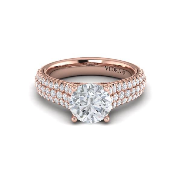 Ravishing Round Engagement Ring
