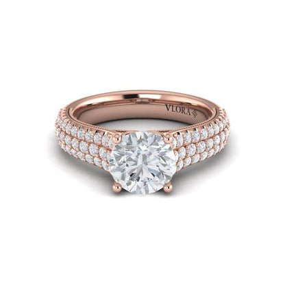Ravishing Round Engagement Ring