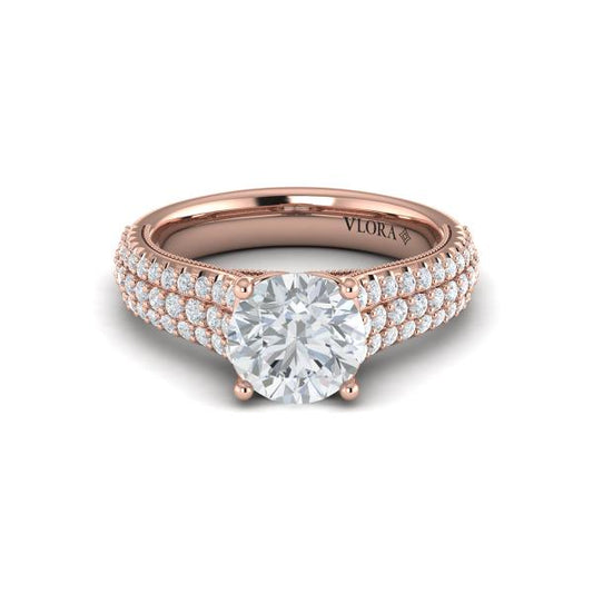 Ravishing Round Engagement Ring