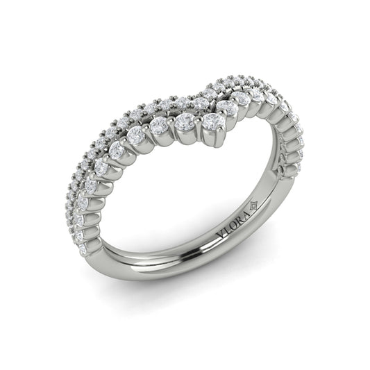 Double Chevron Contoured Band