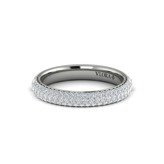 Bold Pavé Diamond Band