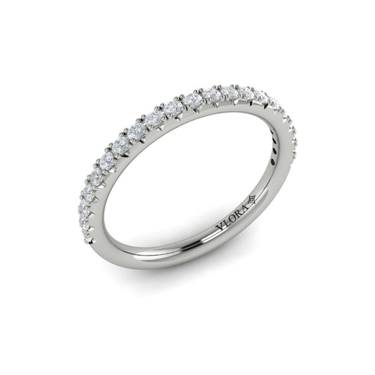 Matching Band for Graceful Halo Engagement Ring