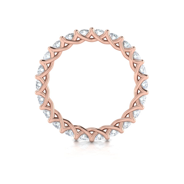 Bold Woven Eternity Ring