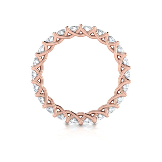 Bold Woven Eternity Ring