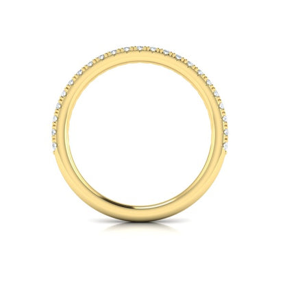 Matching Bands Wedding Band in 14K Yellow Gold by Vlora Bridal