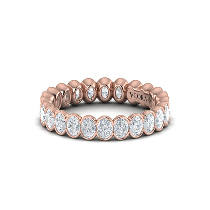 Endless Oval Eternity Ring