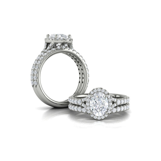 Matching Bands Wedding Band in Platinum by Vlora Bridal