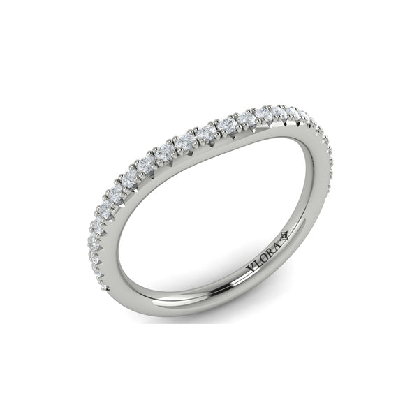 Matching Bands Wedding Band in Platinum by Vlora Bridal