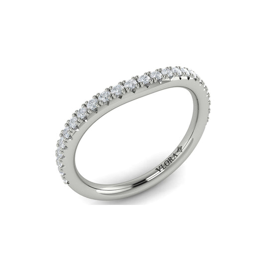 Matching Bands Wedding Band in Platinum by Vlora Bridal