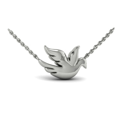 Diamond Dove Pendant