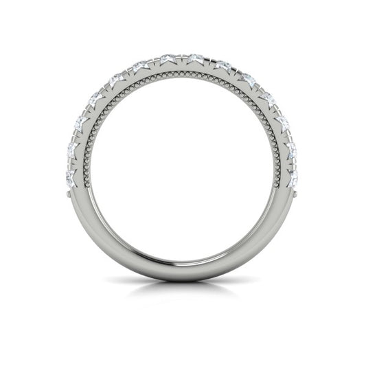 Matching Band for French Cathedral Oval Hidden Halo Engagement Ring
