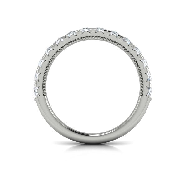 Matching Bands Wedding Band in Platinum by Vlora Bridal