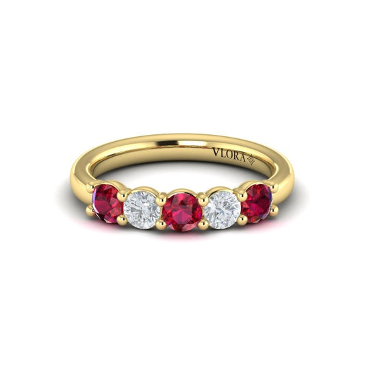 Ruby and Diamond Band