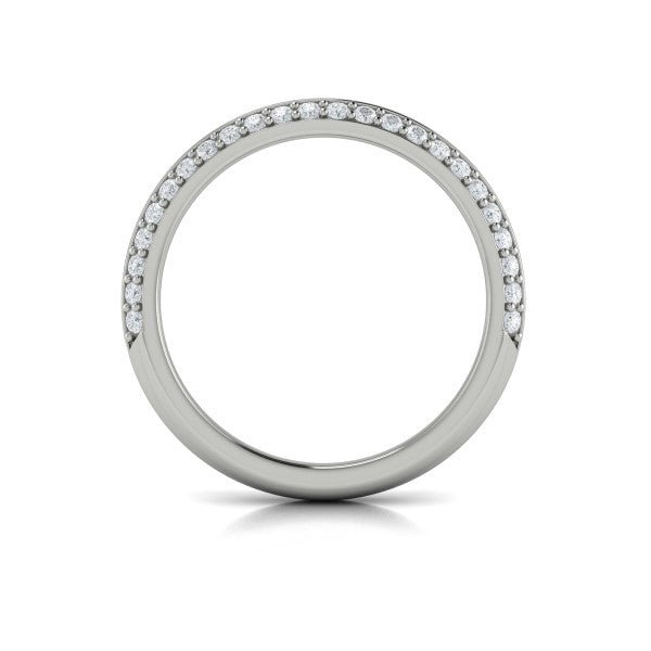 Matching Bands Wedding Band in Platinum by Vlora Bridal