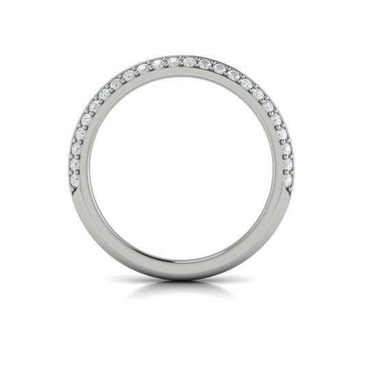 Matching Bands Wedding Band in Platinum by Vlora Bridal