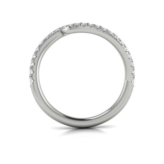 Matching Band for Graceful Curves Engagement Ring