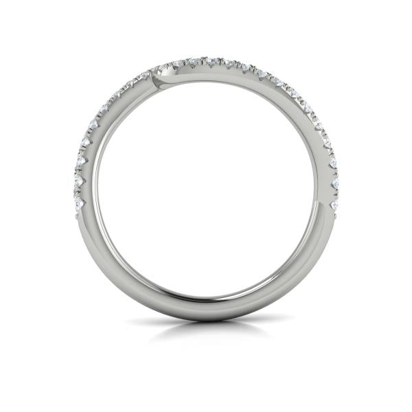 Matching Bands Wedding Band in Platinum by Vlora Bridal