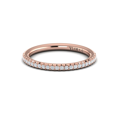 Matching Band for the Bezel Three-Stone Engagement Ring