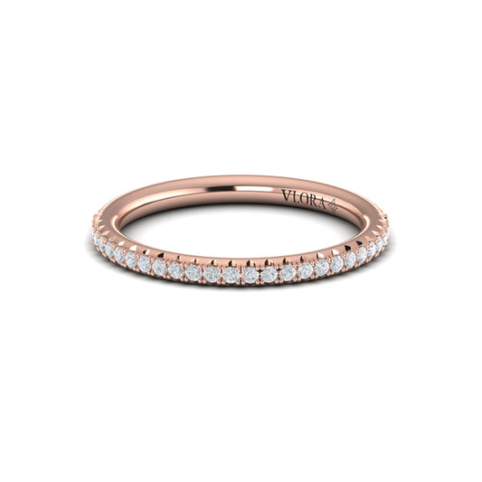 Matching Band for the Bezel Three-Stone Engagement Ring