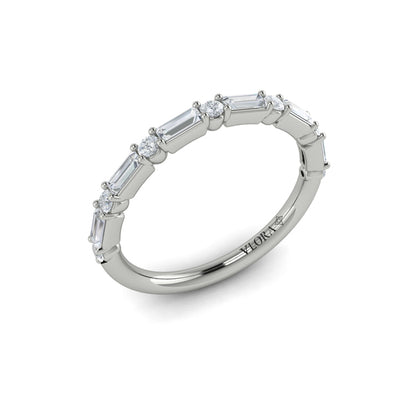 Matching Bands Wedding Band in Platinum by Vlora Bridal