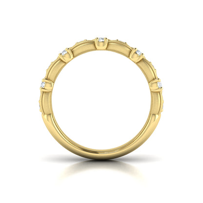 Triple Cascade Ring with Satin Finish