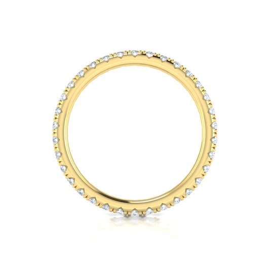 Slim Pave Eternity Ring