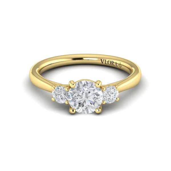 Timeless Trio Three Stone Engagement Ring