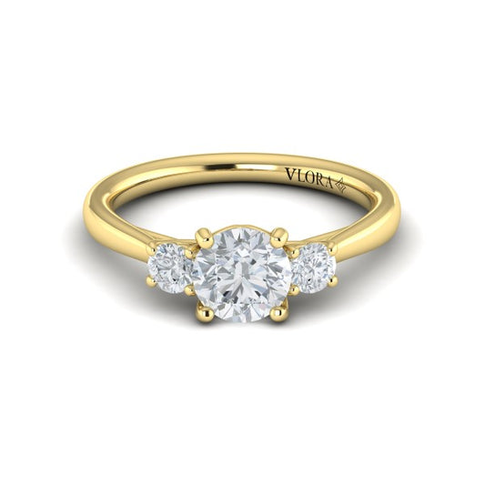 Timeless Trio Three Stone Engagement Ring