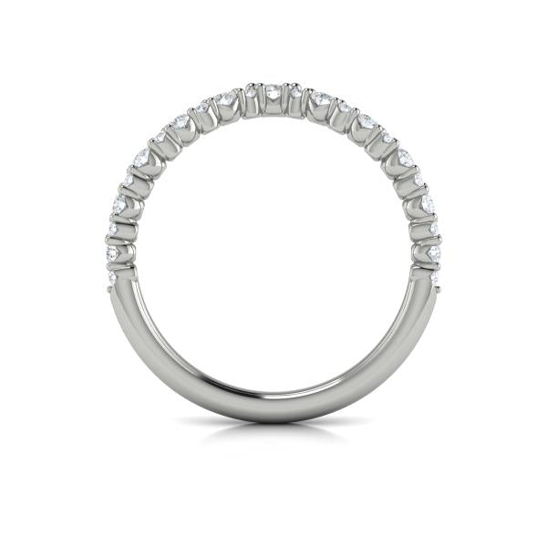 Contour Bands Wedding Band in Platinum by Vlora Bridal