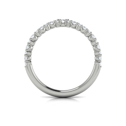 Contour Bands Wedding Band in Platinum by Vlora Bridal
