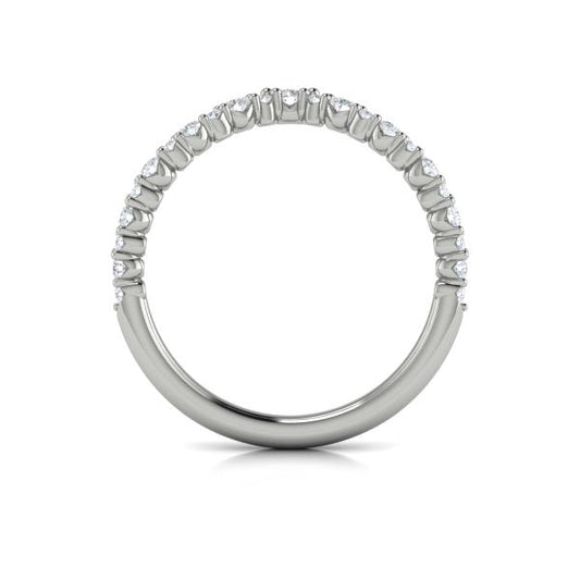 Contour Bands Wedding Band in Platinum by Vlora Bridal