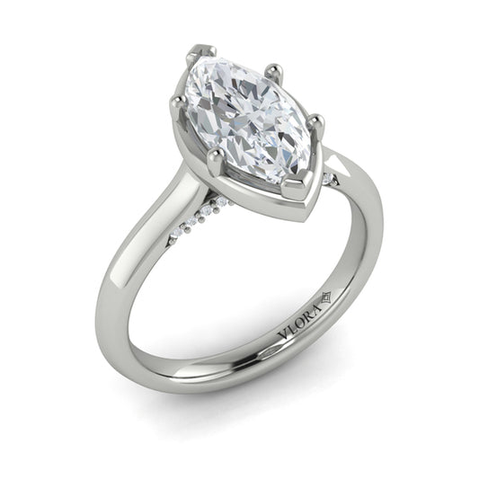 Marquise Diamond  Engagement Ring