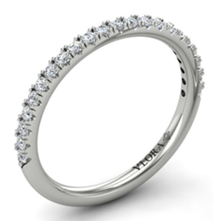 Matching Band for Regal Halo Oval Bezel Engagement Ring