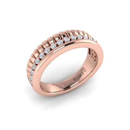 Diamond Contour Ring