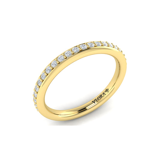 Matching Band for Bold Bezel Emerald Cut Engagement Ring