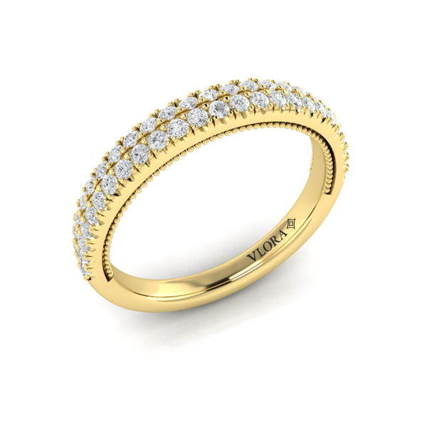 Matching Band for Regal Halo Oval Engagement Ring