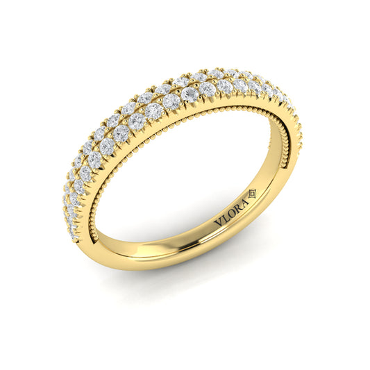 Matching Band for Regal Halo Oval Engagement Ring