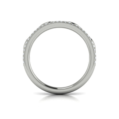 Stackables Wedding Band in Platinum by Vlora Bridal