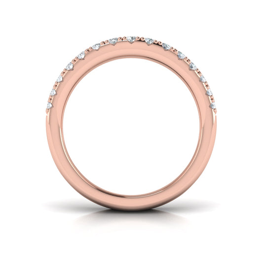 Diamond Multi-Row Curved Statement Ring