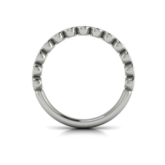Stackable Bands Wedding Band in Platinum by Vlora Bridal