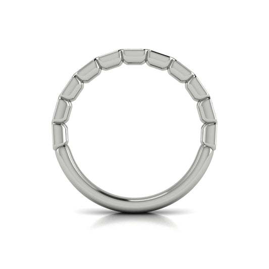 Matching Bands Wedding Band in Platinum by Vlora Bridal