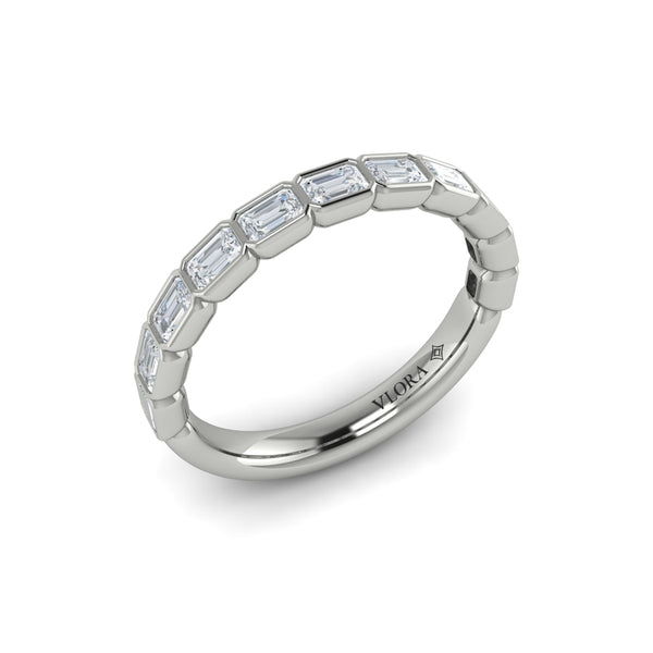 Matching Bands Wedding Band in Platinum by Vlora Bridal