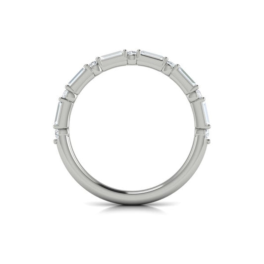 Matching Bands Wedding Band in Platinum by Vlora Bridal