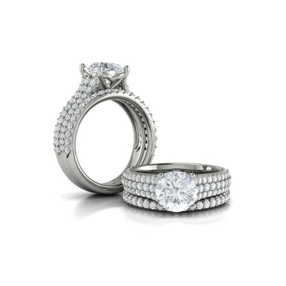 Ravishing Round Engagement Ring