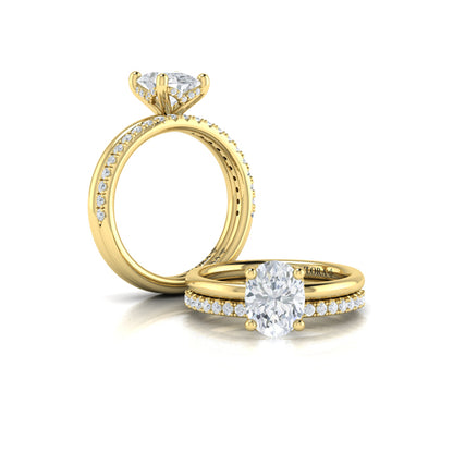 Promise Solitaire Oval Engagement Ring
